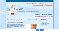 Desktop Screenshot of ahd-hausbesuch.de
