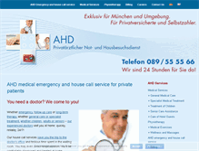 Tablet Screenshot of ahd-hausbesuch.de